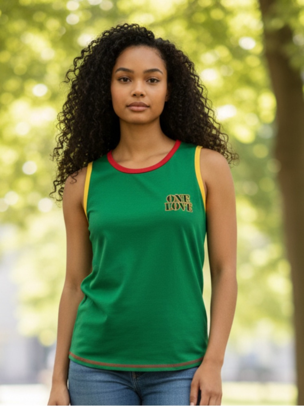 Jamaica women's Tank Top Jamaican Shirt - Picture 1 of 10